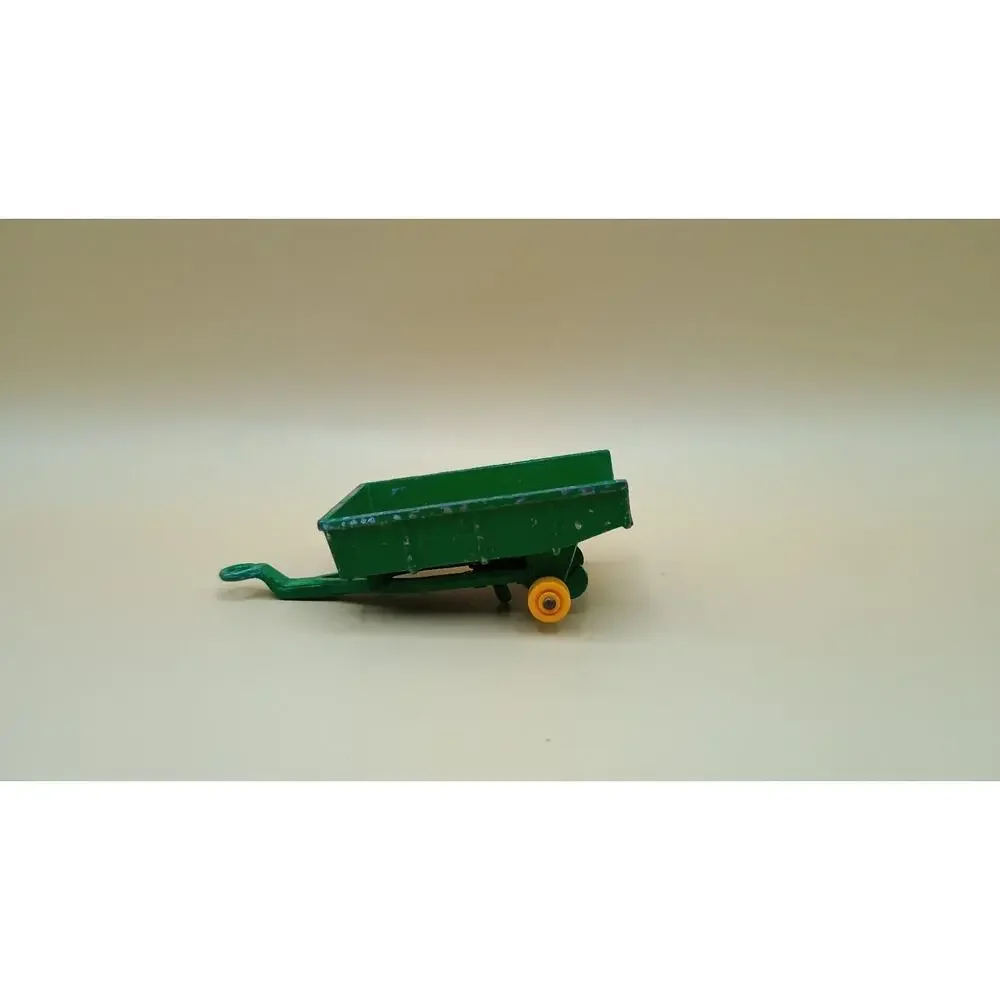 Vintage 1960s Matchbox John Deere Trailer with Gray Wheels No.51 England